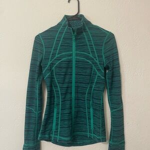lululemon athletica Green Striped Sweater